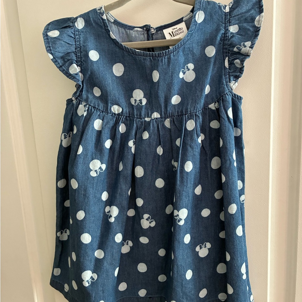 Disney Minnie Mouse Denim Style Dress